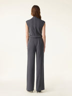 Travel-Friendly Easy-to-Take-Off Jumpsuit