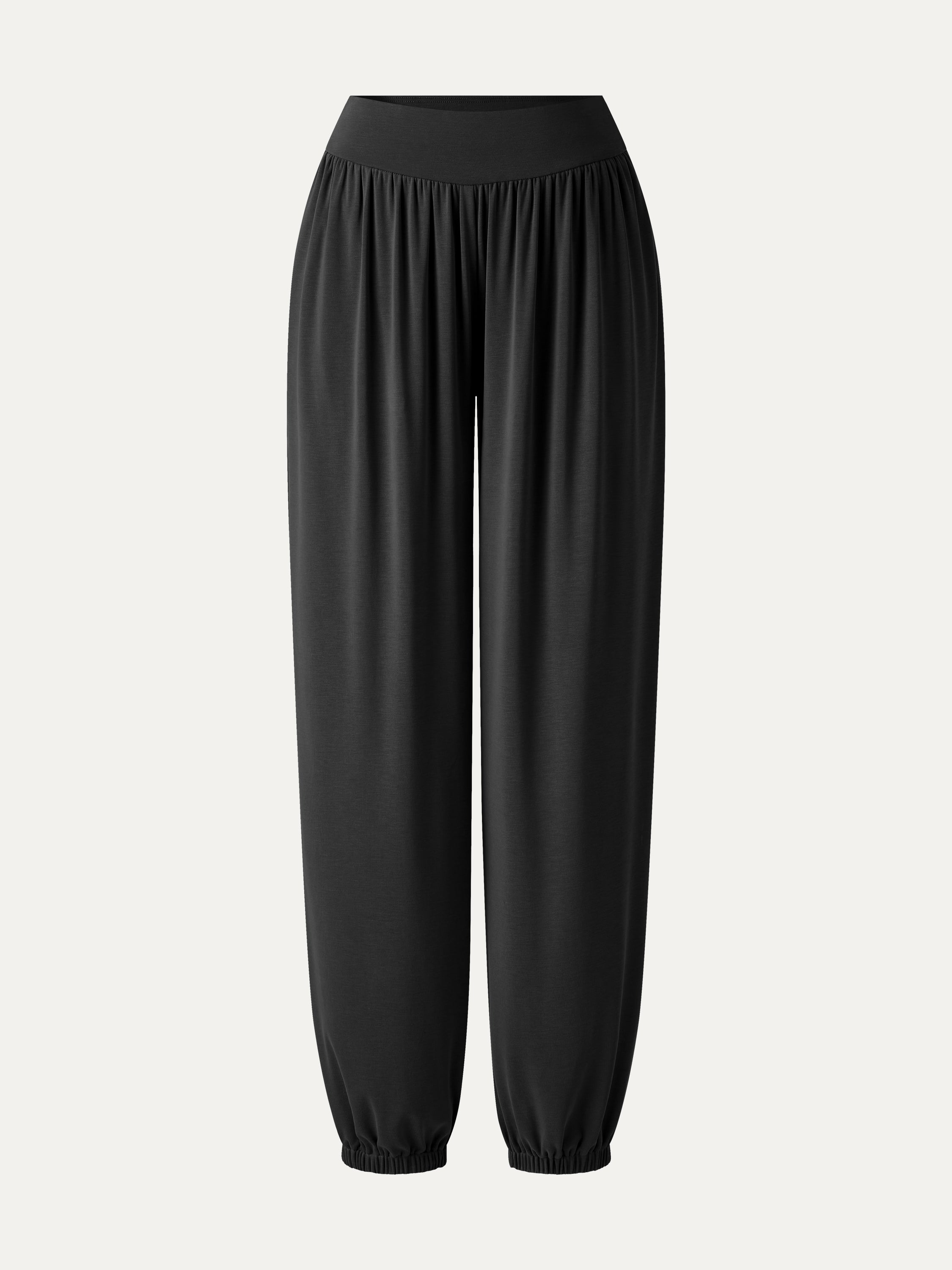 Sandwashed Modal Ultra-Soft High Rise Balloon Pants with Pockets