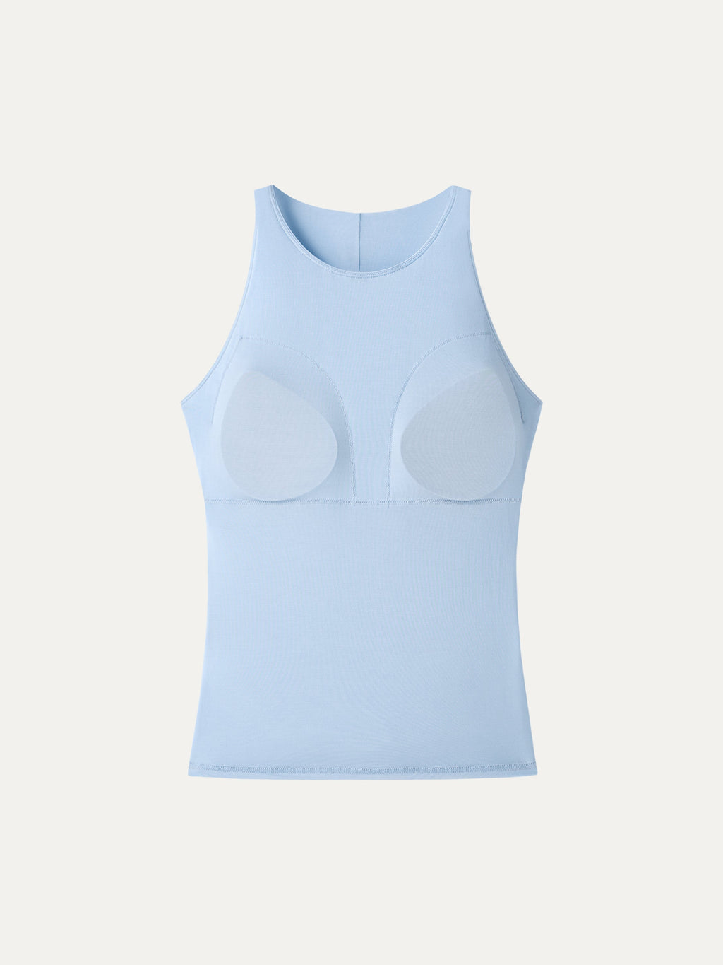 Back Smoothing Ruched Sleeveless Bandless Bra Top