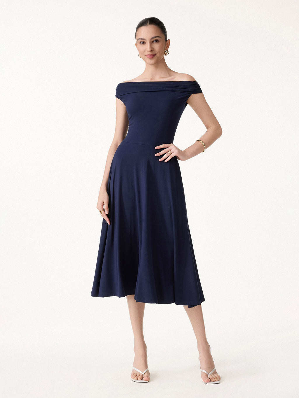 SkinKiss Multi-Wear Midi Bra Dress with Pockets