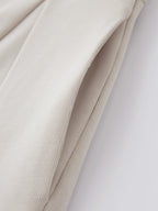 Lyocell Blend Volume Skirt with Pockets