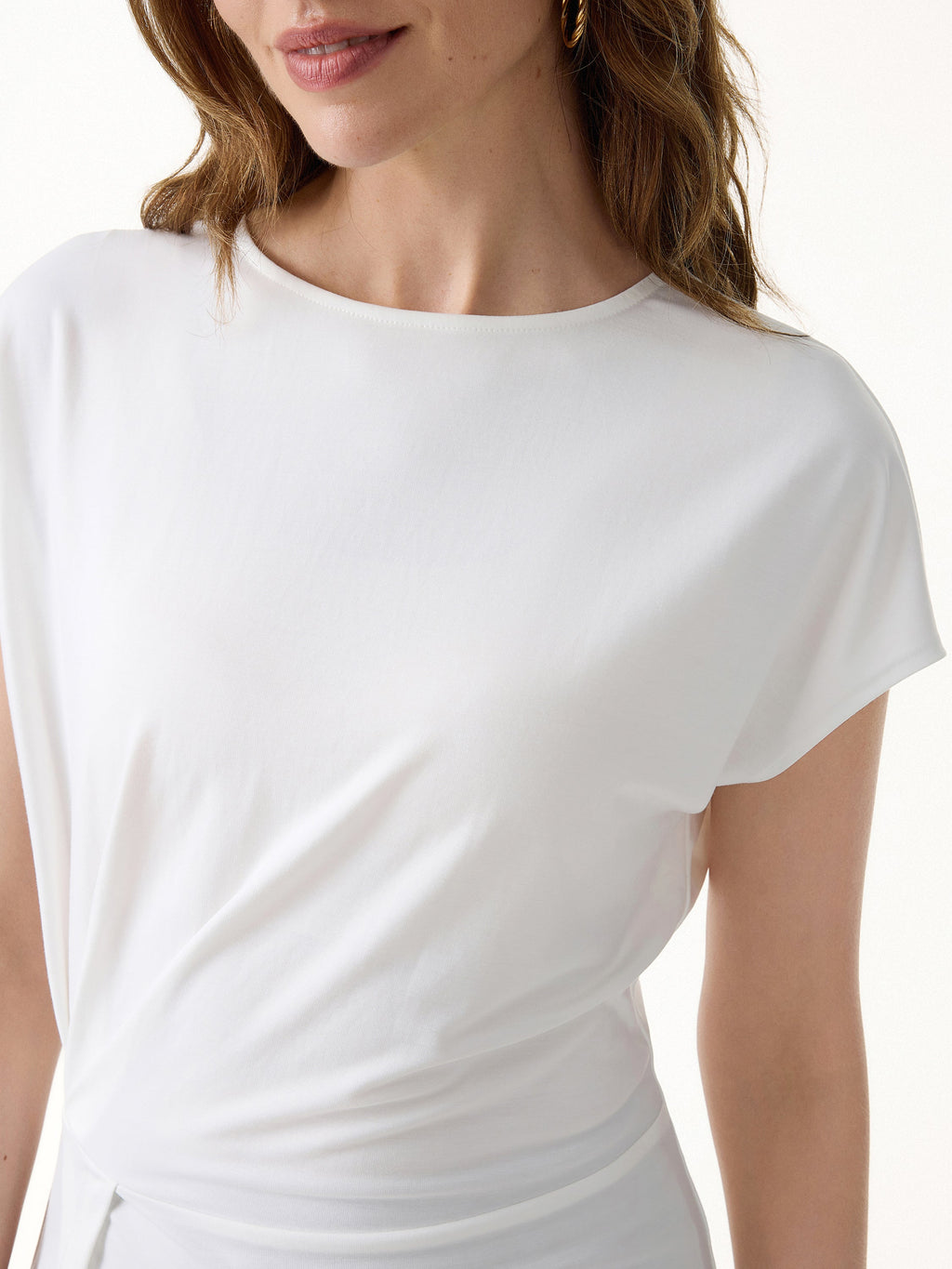 2Pcs Set Round Neck Tucked Top & Wide Leg The Success Pants