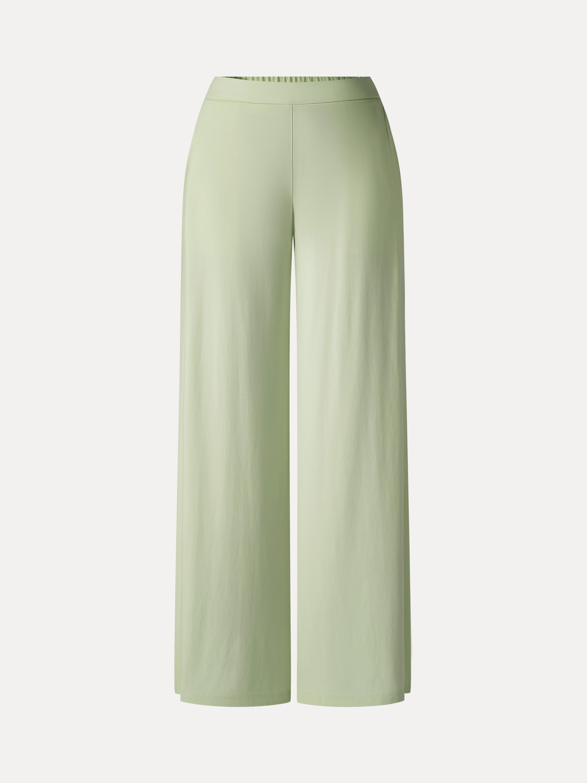 CoolTouch Ponte Mid Rise Wide Leg Pants with Pockets