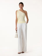One Shoulder Cropped Bra Top