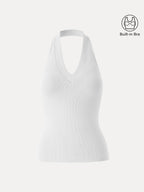 Plantive Halter Neck Open Back Bra Tank