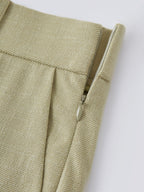 Stretch Linen-Like Wrinkle-Resistant Tapered Pant