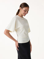 Elevated Cotton-Blend Essential Tee