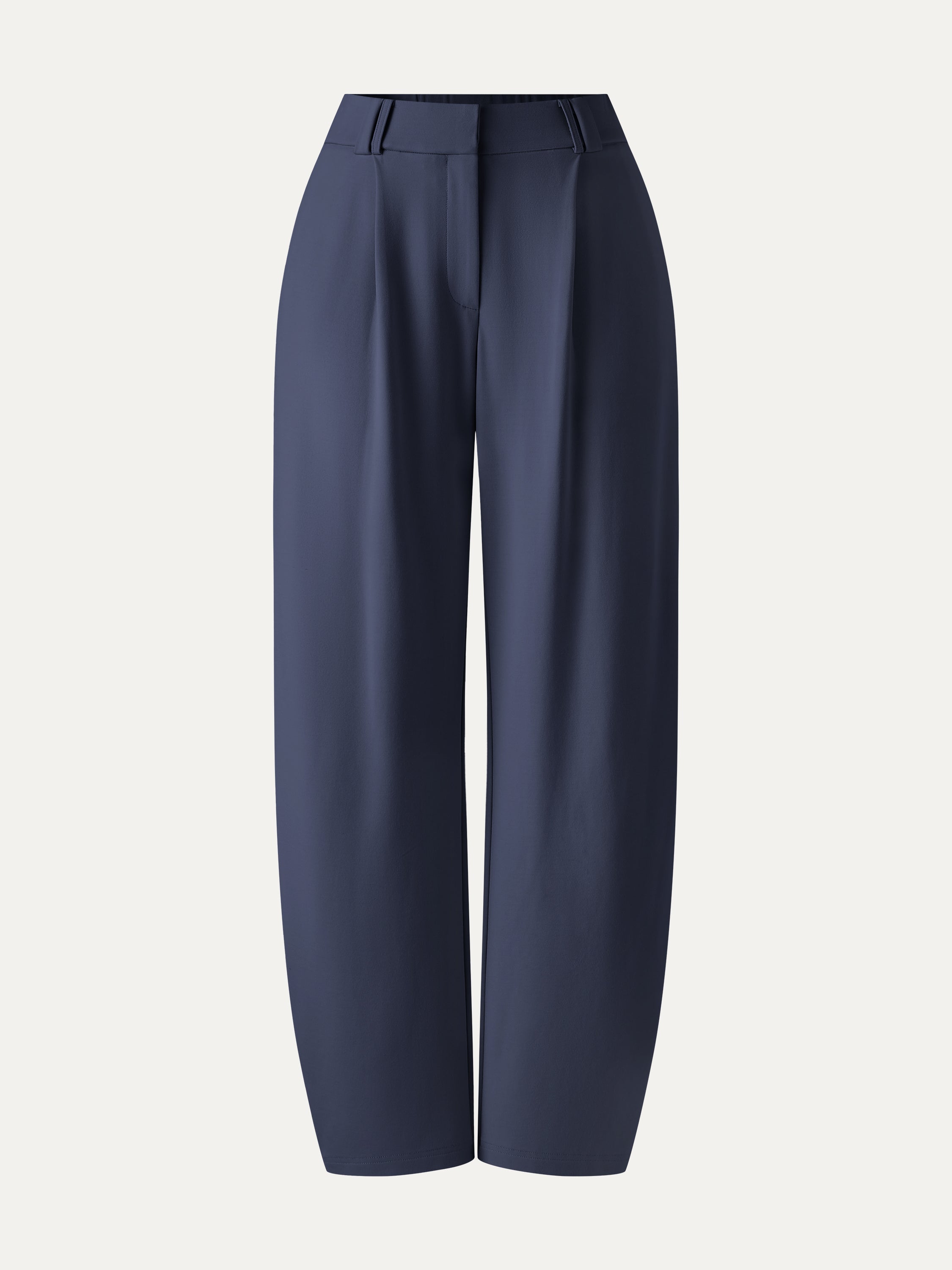 CoolTouch Stretch Ponte High Rise Cropped Barrel Pants