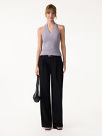 Plantive Halter Neck Open Back Bra Tank