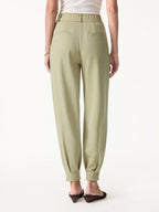 Stretch Linen-Like Wrinkle-Resistant Tapered Pant