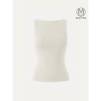 Stretch Cotton Boatneck Bra Tank